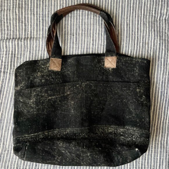 Large Woven Tote - Picture 1 of 3